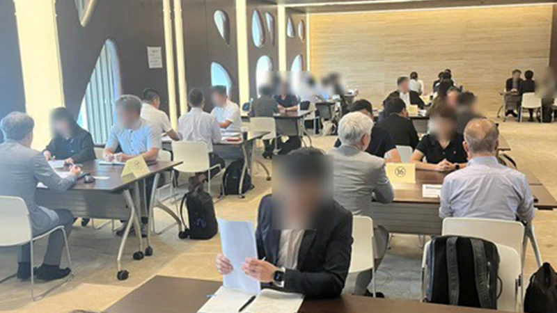 商談会の様子