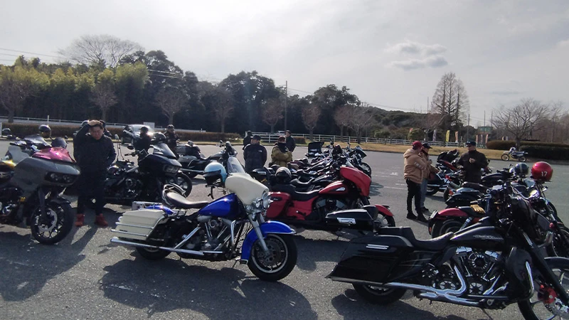 ツーリングイベントの様子