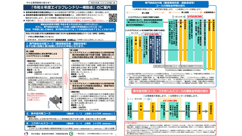 エイジフレンドリー補助金リーフレット